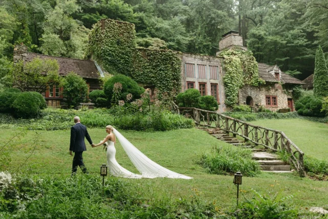 One year ago today, these two said forever in the dreamiest garden setting. Still feels like magic 🤍🌿 

Venue: @douglasellingtonhouse 
Planner: @jujuleeevents 
Photographer: @lauramemoryphotography 
Caterer: @foodexperiencecatering 
Florist: @jujuleeevents 
Rentals: @curatedeventscharlotte 
Dessert: @publix 
Transportation: @grayline.asheville 
Hair and Makeup: @iveybridalhair